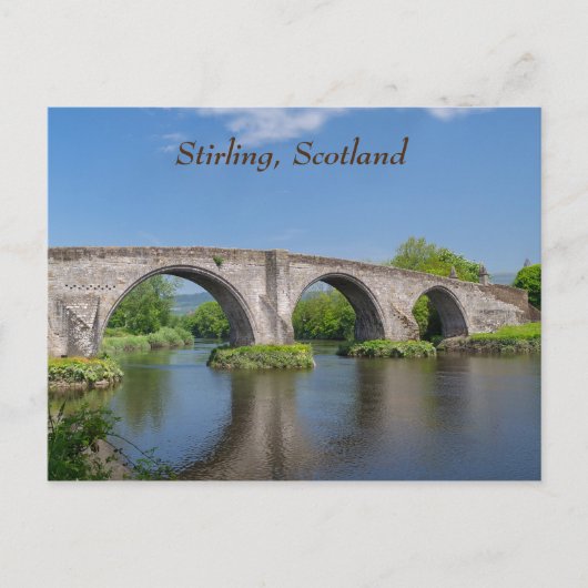 Stirling Bridge Scotland Postcard Postkarte (Vorderseite)