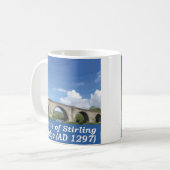 Stirling Bridge Scottish Gaelic (Gàidhlig) Kaffeetasse (Vorderseite Links)