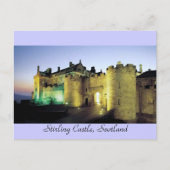 Stirling Castle bei der Postkarte (Vorderseite)
