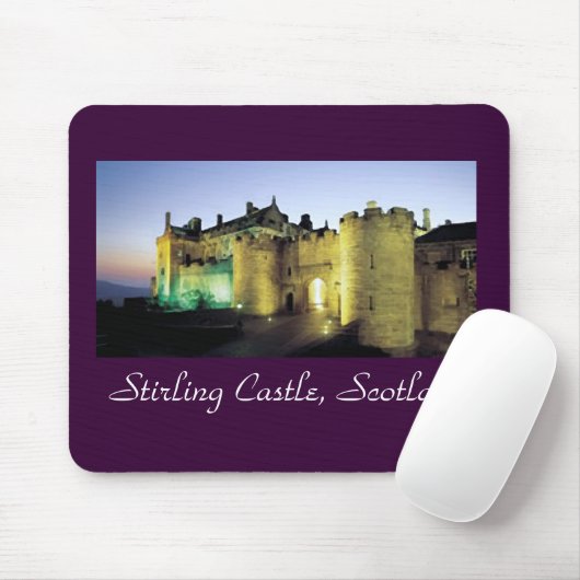 Stirling Castle bei Dusk Mousepad (Mit Mouse)