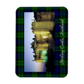 Stirling Castle Illuminated Tartan Border Magnet (Vertikal)