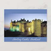 Stirling Castle Illuminiert Postkarte (Vorderseite)