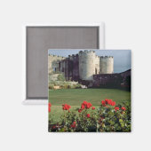 Stirling Castle, schottische Blume Magnet (Vorderseite/Rückseite)