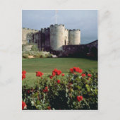 Stirling Castle, schottische Blume Postkarte (Vorderseite)