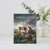 Stirling Castle Schottland Postkarte (Stehend Vorderseite)