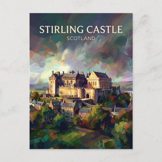 Stirling Castle Schottland Postkarte (Vorderseite)