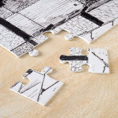 Stirling Castle Scotland Pen Ink Zeichnend Puzzle (Seite)