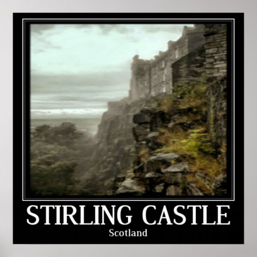 Stirling Castle Scotland Poster Art (Vorne)