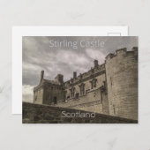 Stirling Castle Scotland Postkarte (Vorne/Hinten)