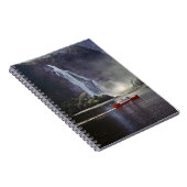 Stirling fällt in Milford Sound - Neuseeland Notizblock (Rechte Seite)