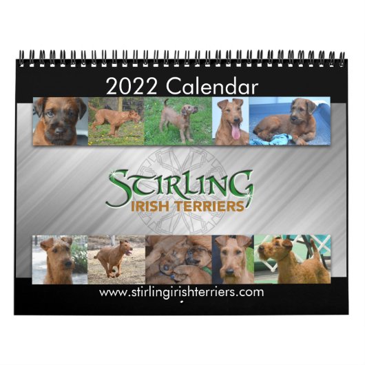 Stirling Irish Terriers 2022 Calendar Kalender (Titelbild)