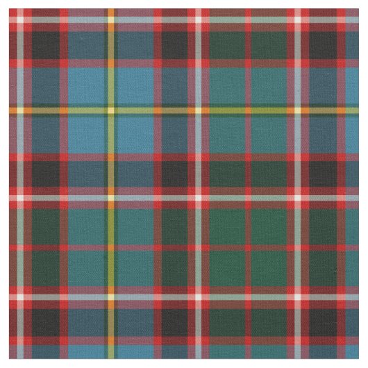 Stirling Modern District Tartan Stoff (Nahaufnahme)