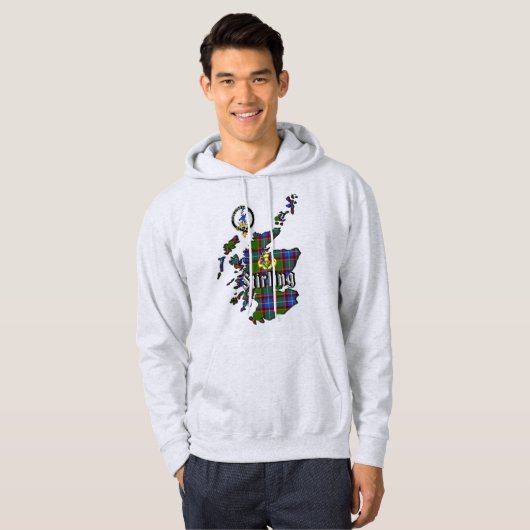 Stirling of Cadder Clan Badge Adult Hoodie (Vorne ganz)