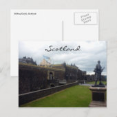 Stirling-Schlossfront Postkarte (Vorne/Hinten)
