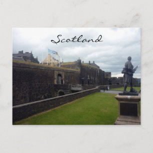 Stirling-Schlossfront Postkarte