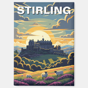 Stirling Scotland Travel Magnet