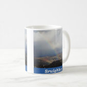 Stirling | Sruighlea Regenbogen über Wallfahrtskir Kaffeetasse (VorderseiteRechts)