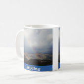 Stirling | Sruighlea Regenbogen über Wallfahrtskir Kaffeetasse (Vorderseite Links)