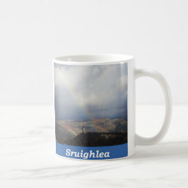 Stirling | Sruighlea Regenbogen über Wallfahrtskir Kaffeetasse