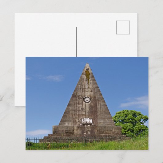 Stirling Star Pyramid Postkarte (Vorne/Hinten)