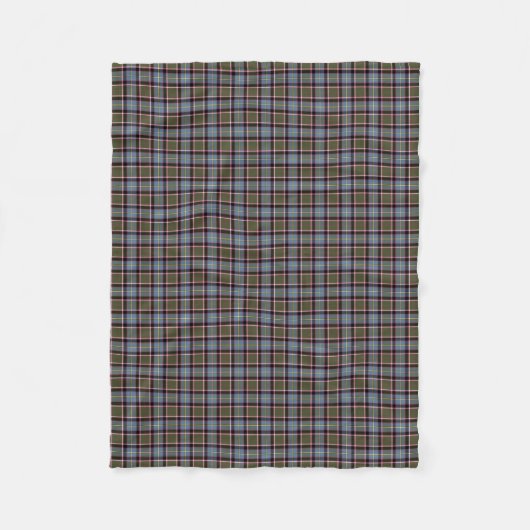 Stirling und Bannockburn Scotland District Tartan Fleecedecke (Vorderseite)