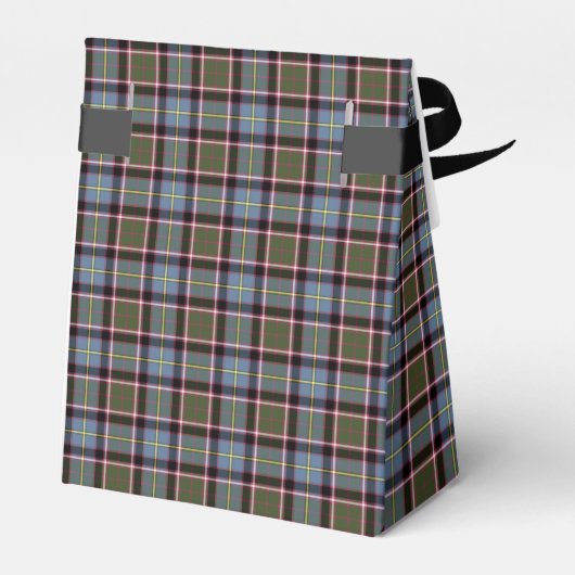Stirling und Bannockburn Scotland District Tartan Geschenkschachtel (Rückseite)