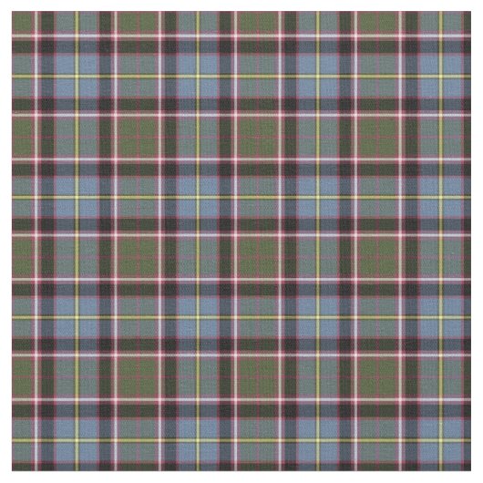 Stirling und Bannockburn Scotland District Tartan Stoff (Nahaufnahme)