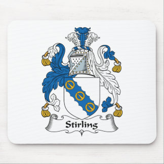 Stirlings-Familienwappen Mousepad