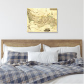 Stirlingshire Leinwanddruck (Insitu (Schlafzimmer))