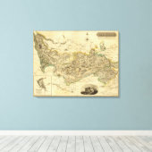 Stirlingshire Leinwanddruck (Insitu (Holzboden))