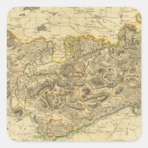 Stirlingshire Quadratischer Aufkleber
