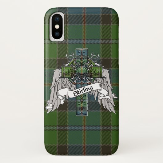Stirlingtartan-Kreuz Case-Mate iPhone Hülle (Rückseite)