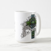 Stirlingtartan-Kreuz Kaffeetasse (VorderseiteRechts)