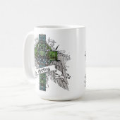 Stirlingtartan-Kreuz Kaffeetasse (Vorderseite Links)