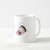 Stirnrunzeln Kaffeetasse (VorderseiteRechts)