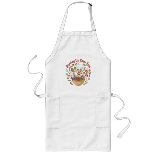Stirring up Some Fun! Lange Schürze (Vorne)