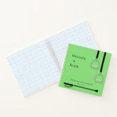 Stirrup Irons & Riding Crop Limon Square Reittiere Notizblock (Innenseite)