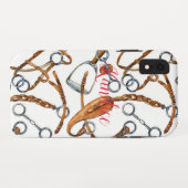 Stirrup Pferd Print Muster Telefongehäuse Case-Mate iPhone Hülle (Rückseite (Horizontal))