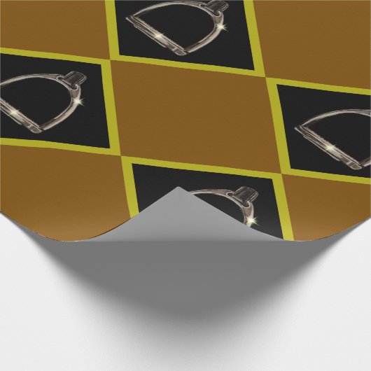 stirrups in diamonds  geschenkpapier (Ecke)