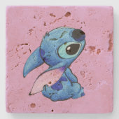 Stitch Achterbahn Steinuntersetzer (Vorderseite)
