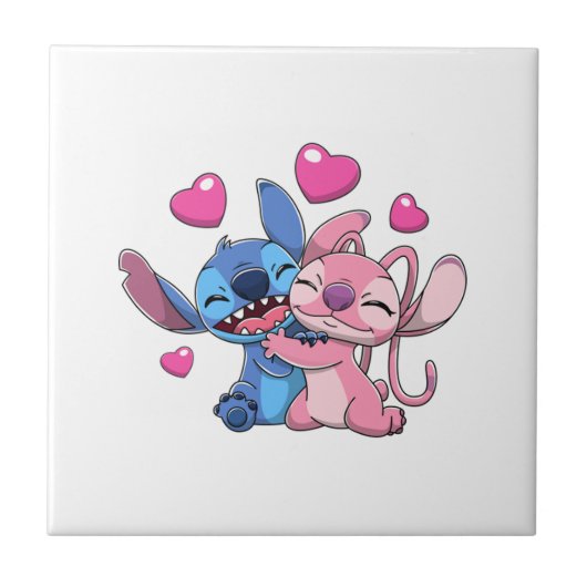 Stitch & Engel Valentine 1 Fliese (Vorderseite)