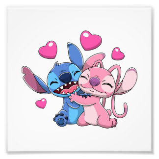 Stitch & Engel Valentine 1 Fotodruck