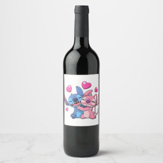 Stitch &amp; Engel Valentine 1 Weinetikett