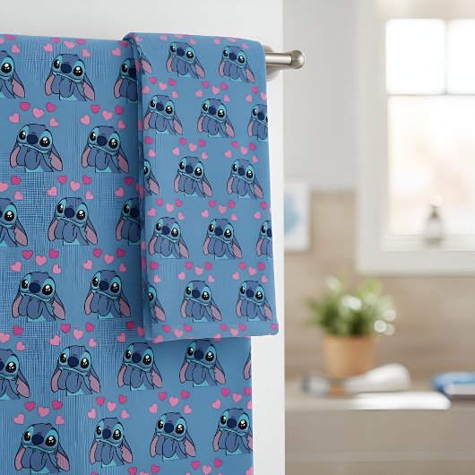 Stitch Bath Towel Set