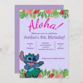 Stitch Birthday Invitation Einladung (Vorne/Hinten)