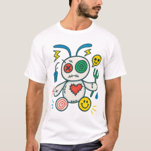 Stitch Bunny — Defektes Herz T-Shirt