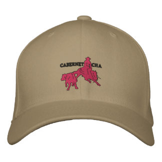 Stitch Cabernet CHA Kaki Casquette Rose Bestickte Kappe