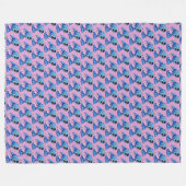Stitch-Fleece-Decke Fleecedecke (Vorderseite (Horizontal))