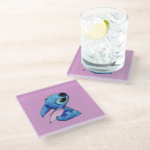 Stitch Glasuntersetzer (Schrägansicht)