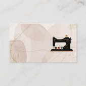 Stitch in Zeitnähungsänderungen Reparatur Unterneh Visitenkarte (Rückseite)